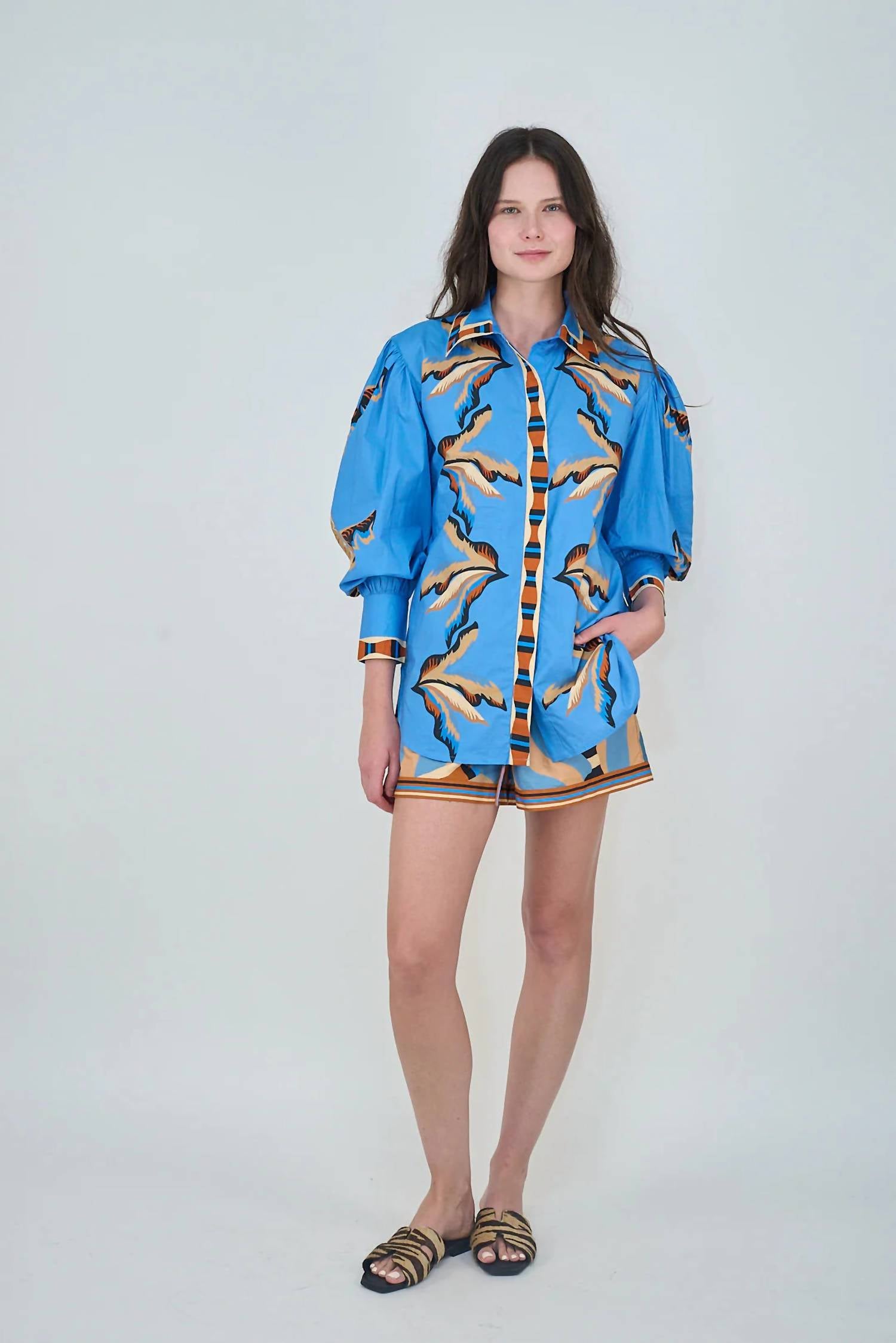 Las Sureñas - Bali Tiger Ocean Shirt