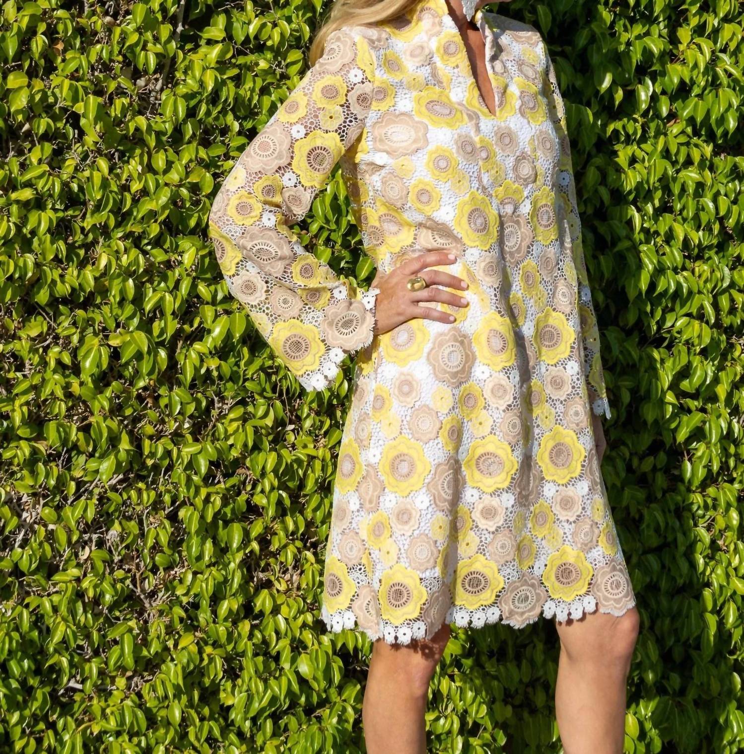 Sail To Sable - Scalloped Hem Mini Caftan