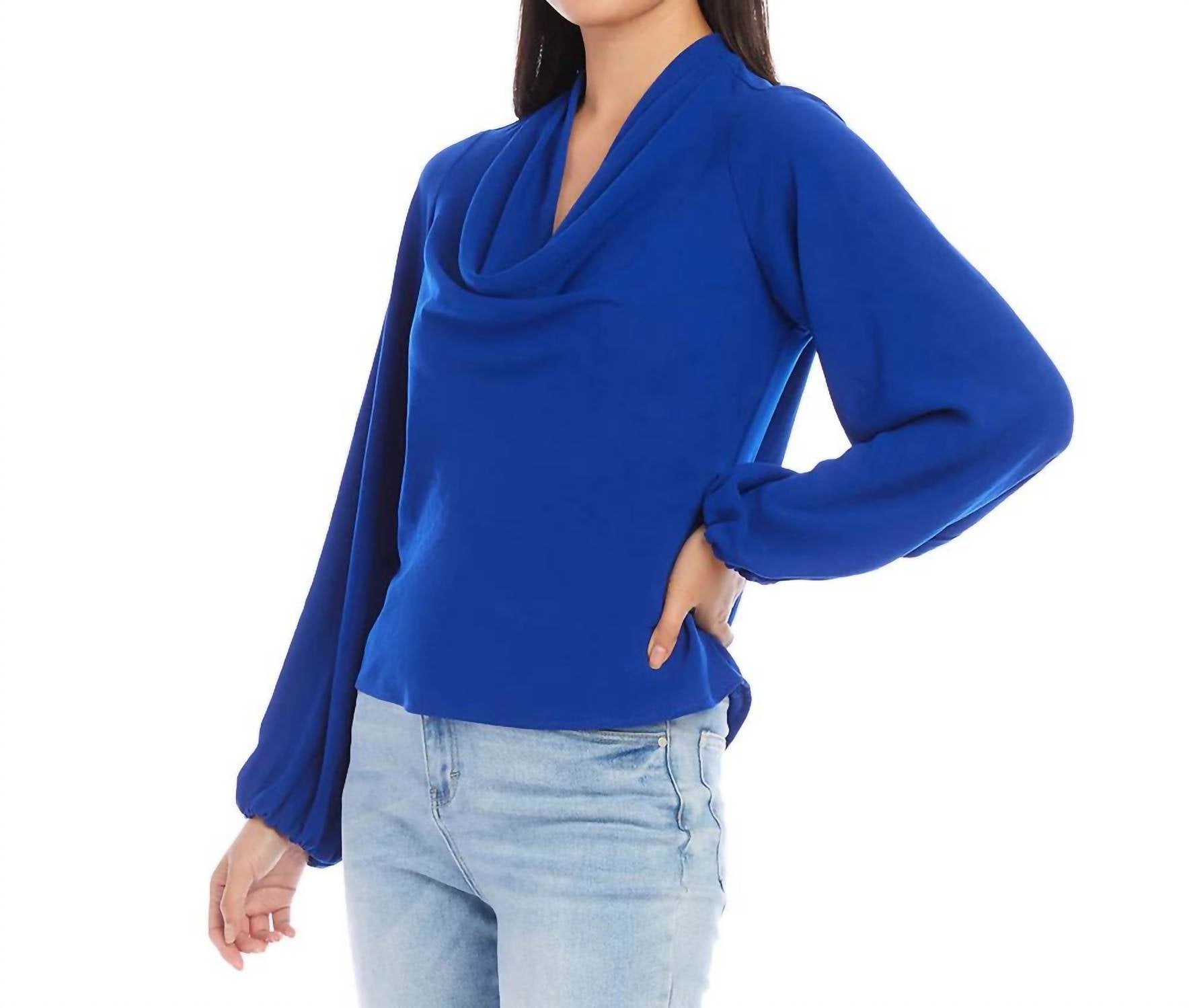 Karen Kane - Rosalie Cowl Neck Top