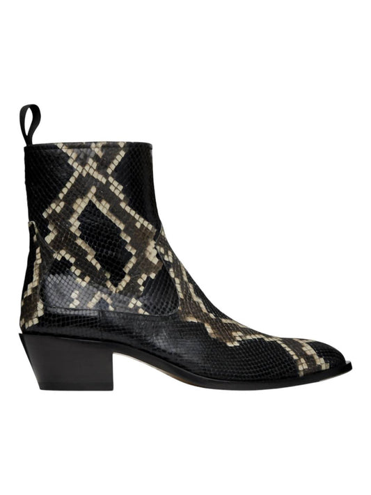 Bally - Men's Gaiman Snake Embossed Leather Boots