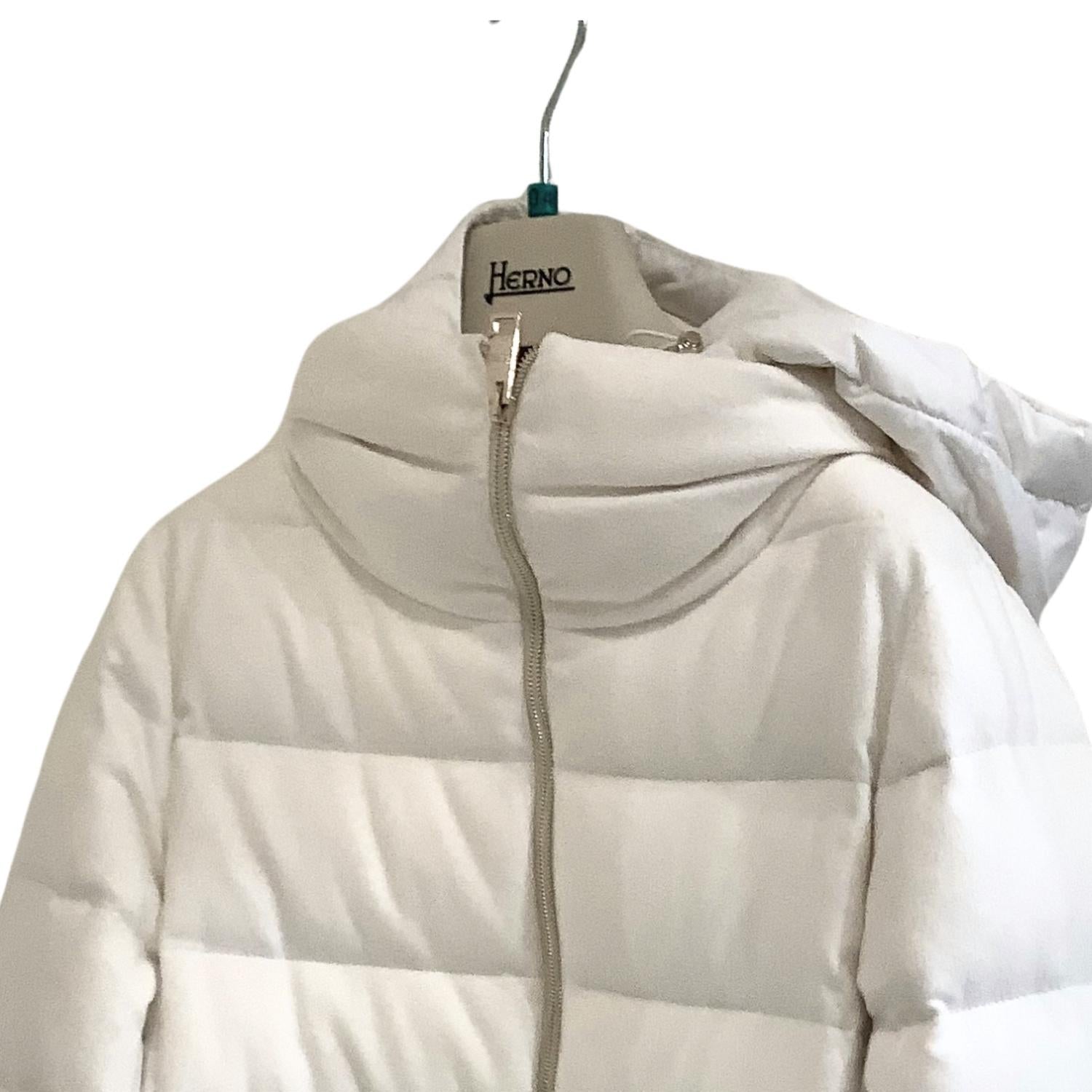 Herno - Women's Down Puffy Silk Cashmere Jacket