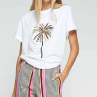 Vilagallo - Embroidered Short Sleeve T-shirt