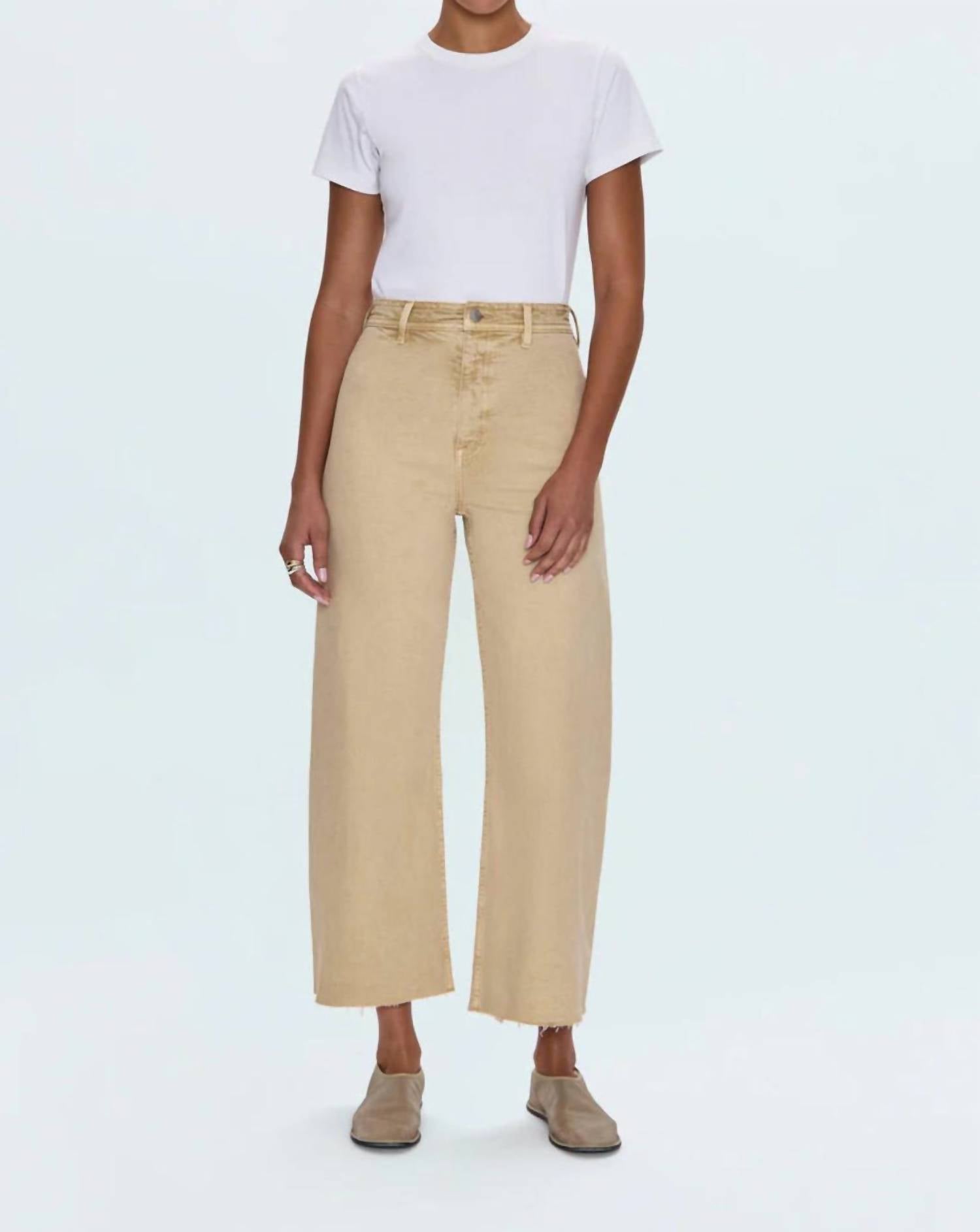 Pistola - Penny High Rise Wide Leg Crop Jeans