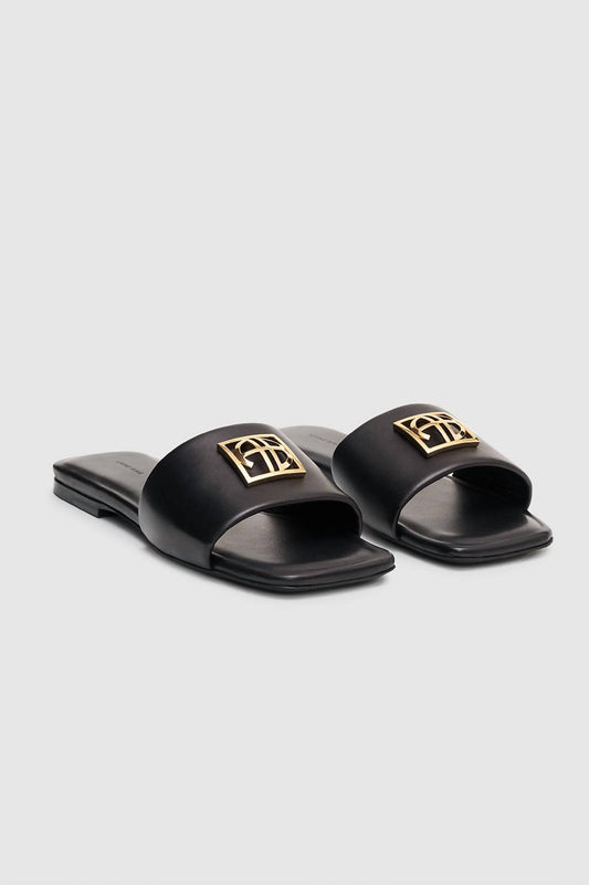 Anine Bing - Women's Ria Slide Monogram Sandal