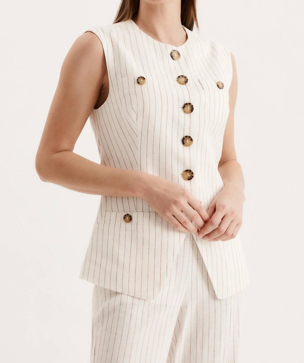 Tyler Boe - Cutler Linen Vest