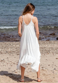 Scarlett Poppies - CIRKELINA - PEARL DECORATED VOLUME STRAP DRESS