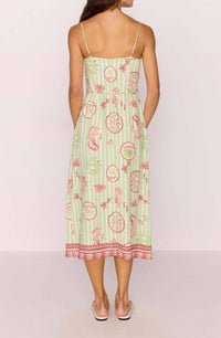 Minkpink - Soleil Tie Waist Midi Dress