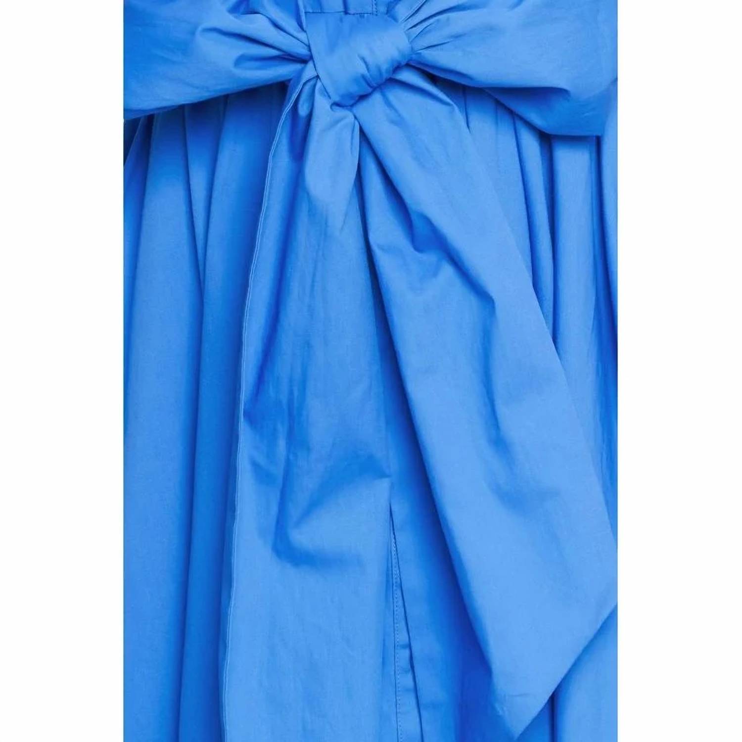 Flying Tomato - Cotton Poplin Shirt Dress