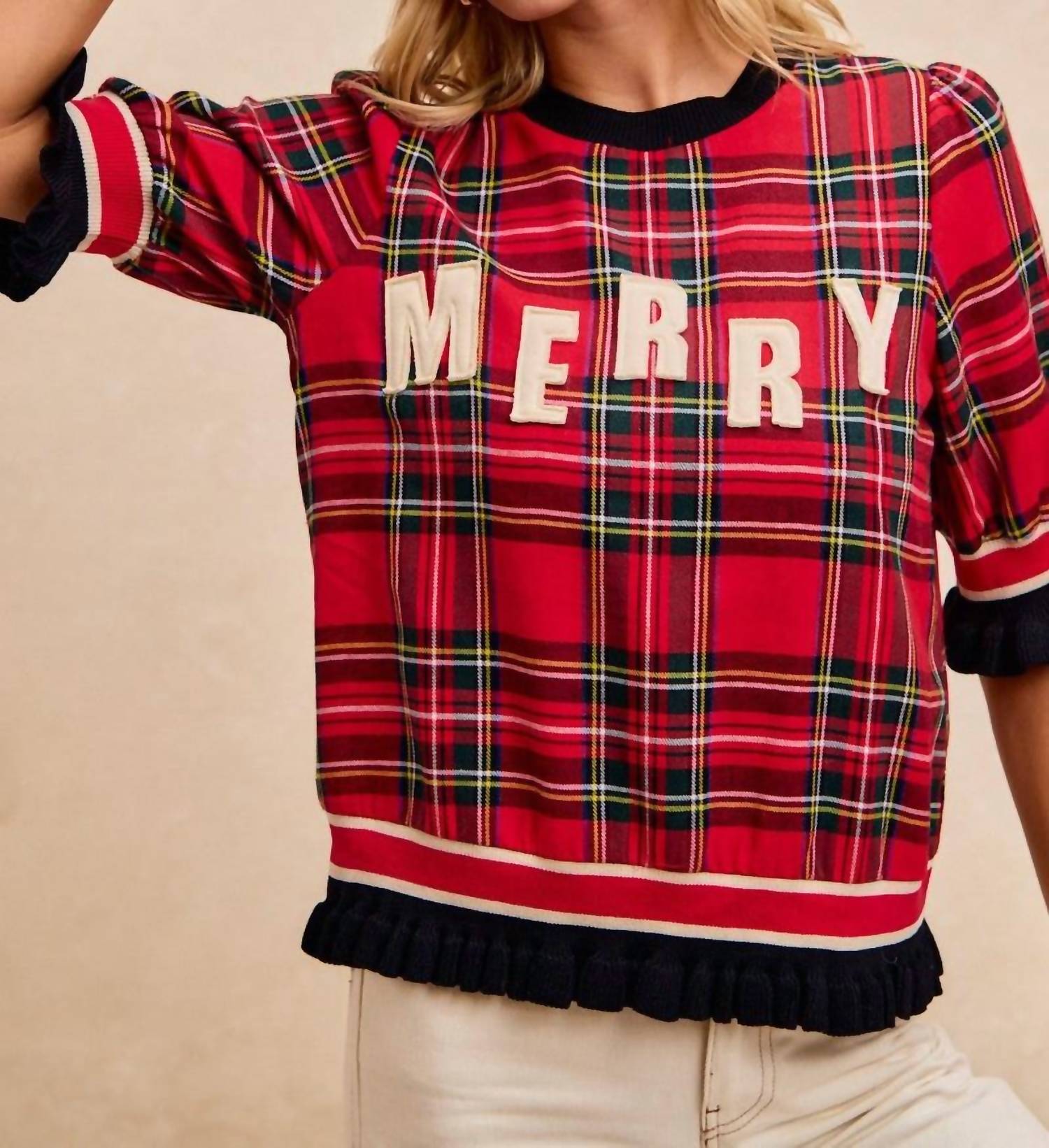 Bibi - Merry Patches Top