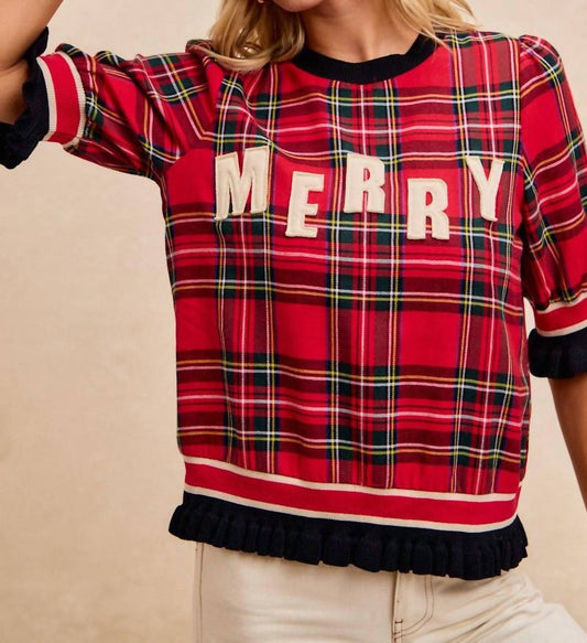 Bibi - Merry Patches Top