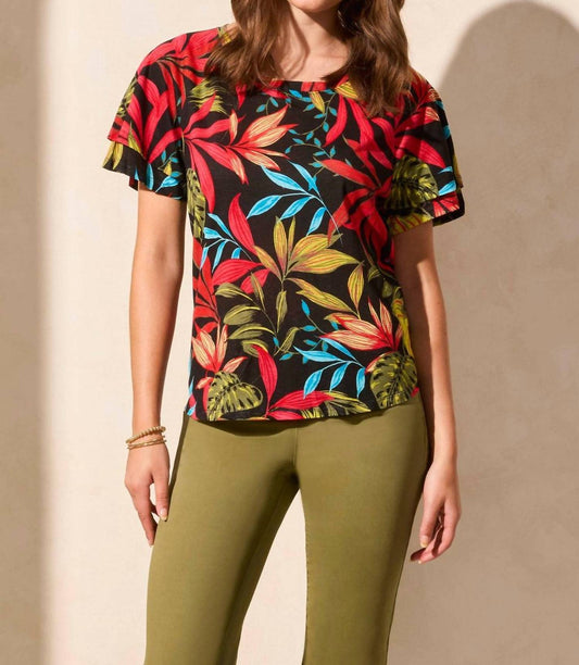 Tribal - Women's Ruffle Sleeve Top