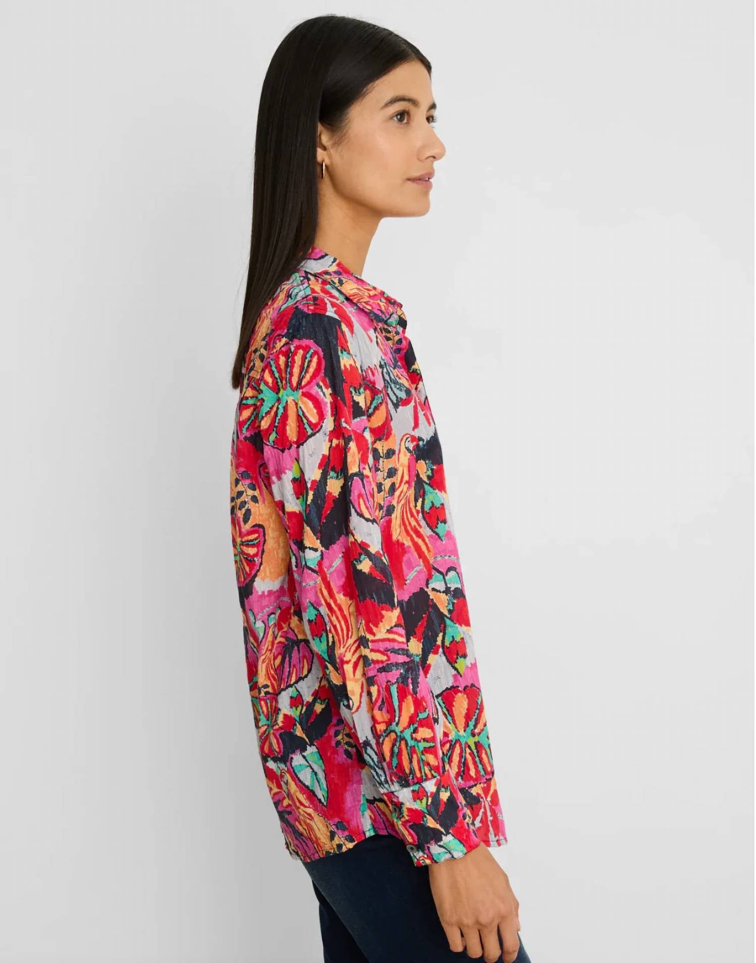 Nic + Zoe - Tropical Button Down Shirt