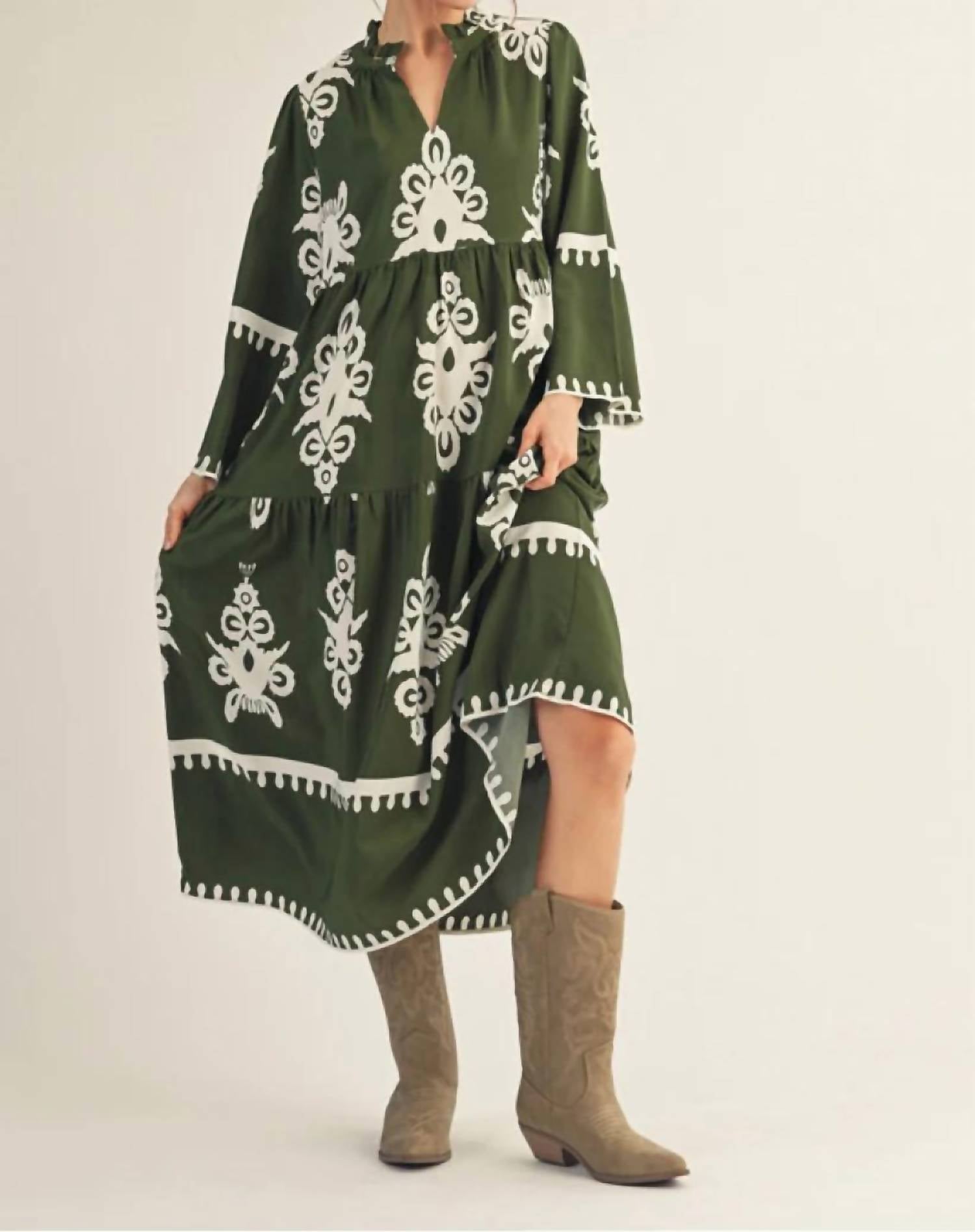 Jodifl - Long Tiered Dress