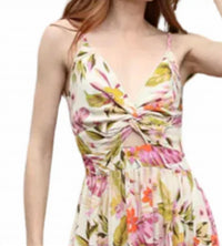Angie - Spaghetti Strap V-Neck Maxi Dress