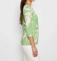 Nic + Zoe - Shadow Fern Three Quarter Sleeve Tee