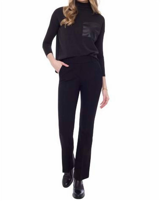 I Love Tyler Madison - AXEL SOLID BOOT LEG FULL-LENGTH PONTE PANT