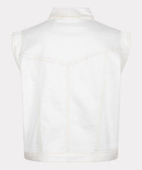 Esqualo - Women's Giselle Gilet Denim Vest