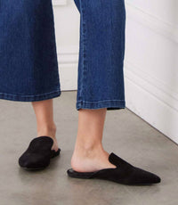 Christina Christi - Women's Suede Leather Mules
