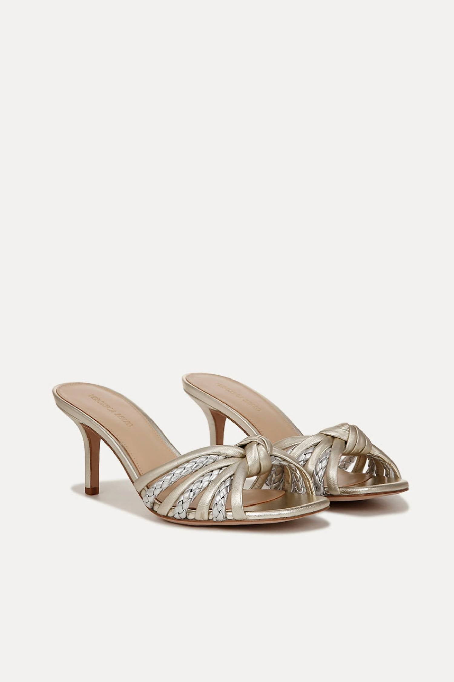 Veronica Beard - Women's Misa Knot Front Heeled Sandals