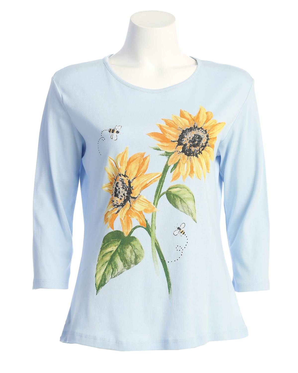 Jess & Jane - Women's Sunny Garden Top - Plus