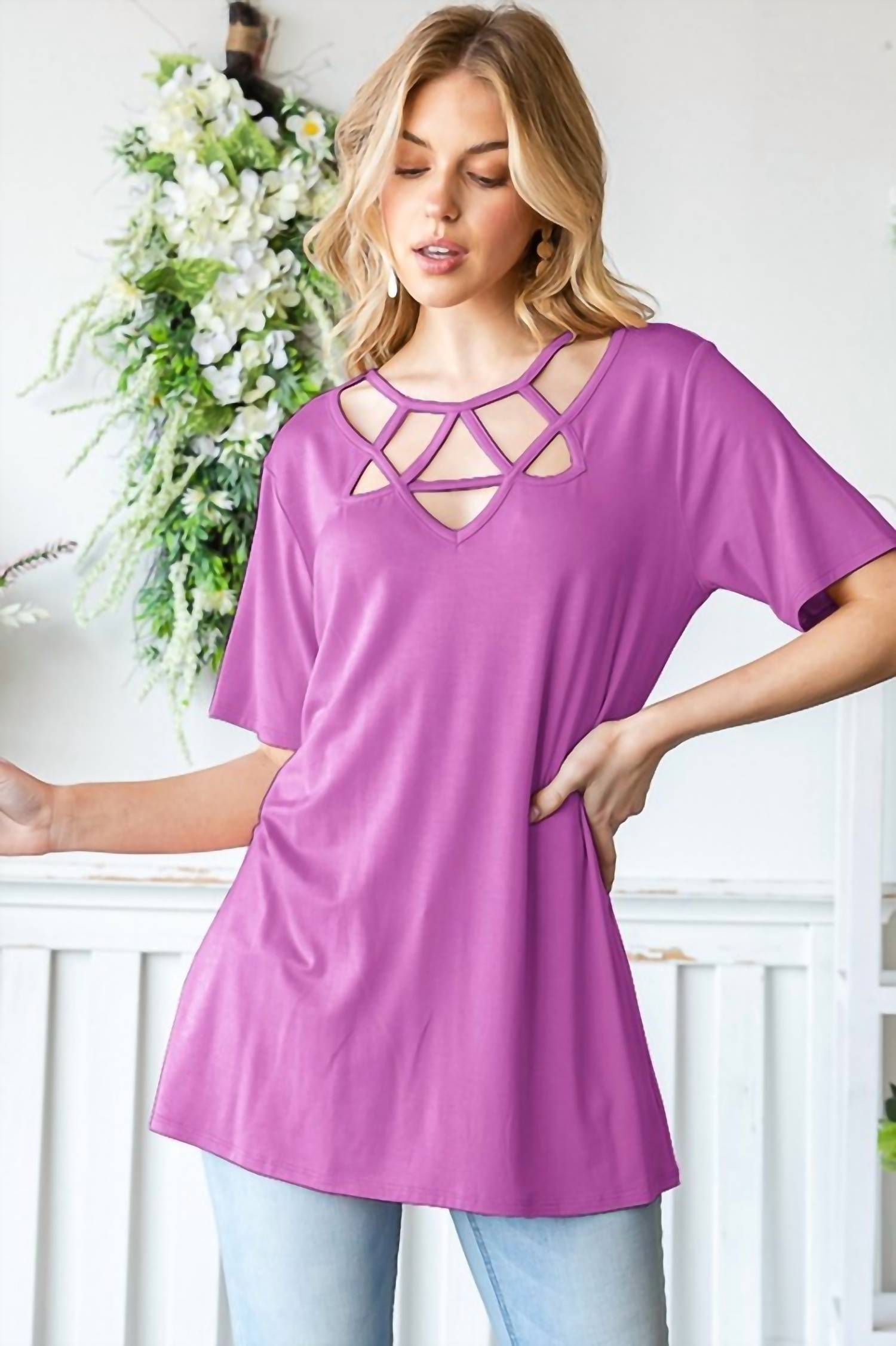 Heimish Usa - Crisscross Solid Top
