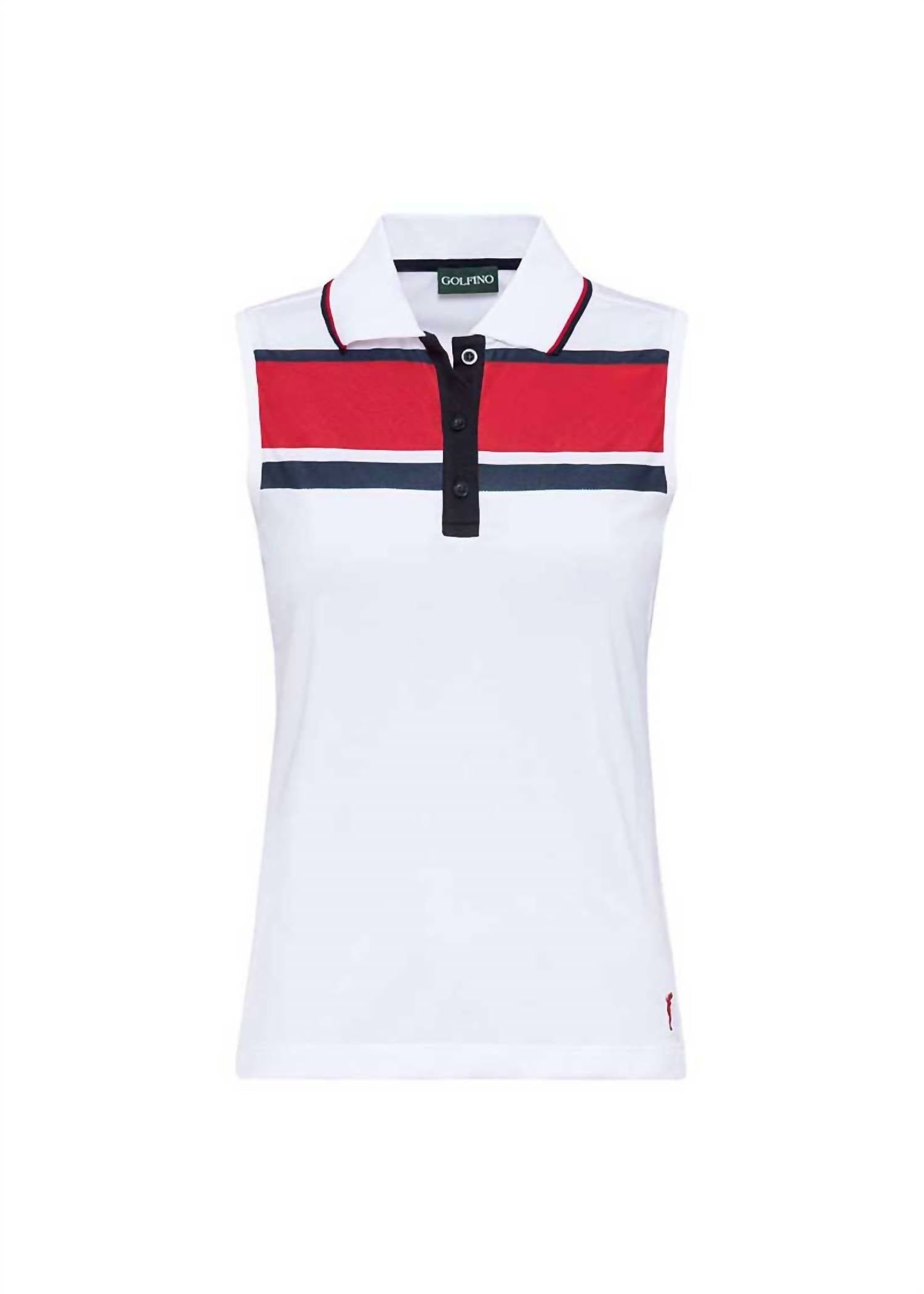 WOMEN'S NEW CLUB SLEEVELESS POLO