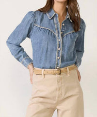 Rails - Campbell Denim Top