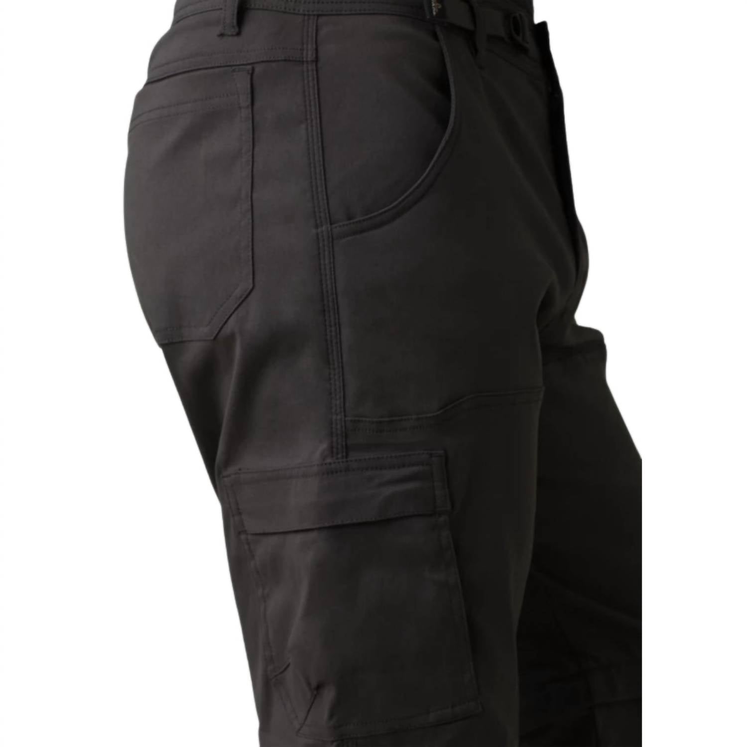 prAna Women's Stretch Zion Convertible Pant in charcoal - women's pants - alternate view