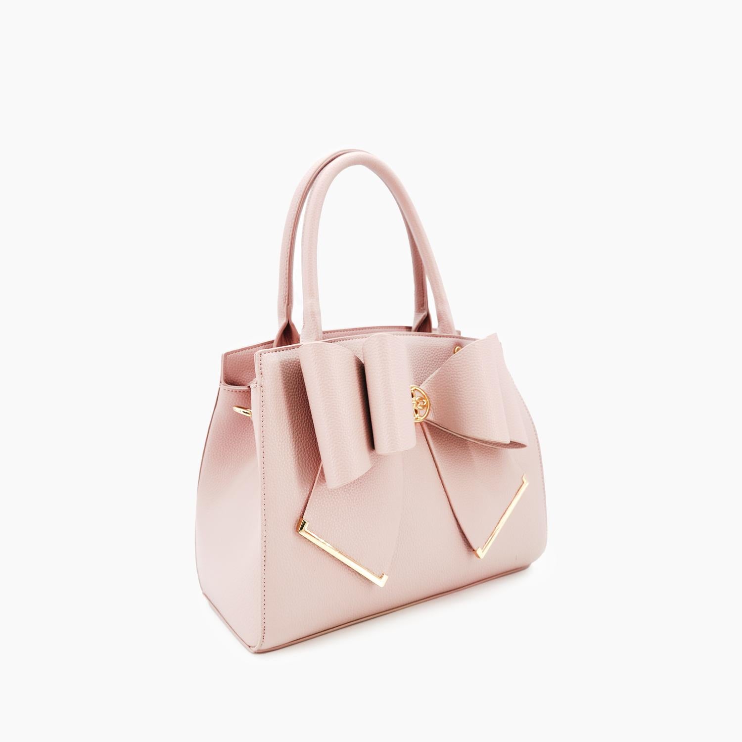 Like Dreams - Women's Grace Bowtie Top Handle Satchel Bag