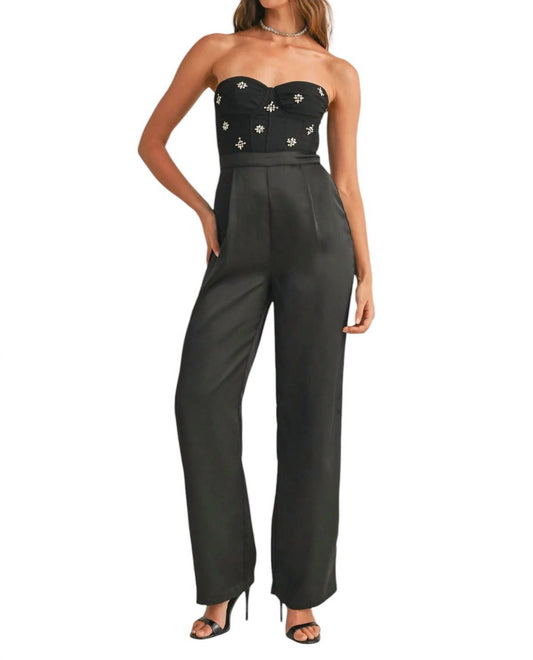 Mable - Sweetheart Neck Jumpsuit