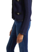 L'Agence - Astor Contrast Trim Cardigan