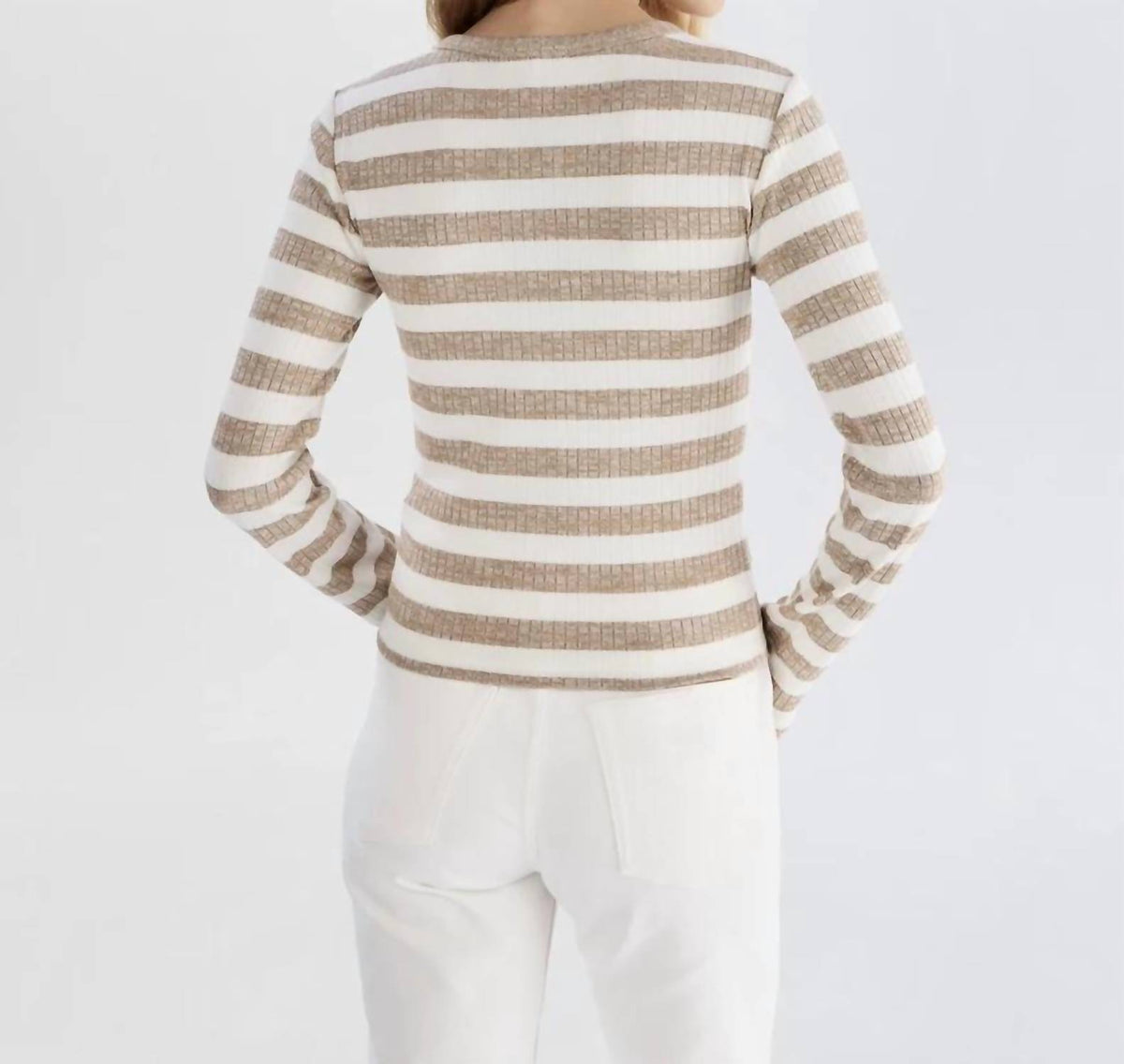 Rag & Bone - Knit Wide Rib Stripe Cardigan