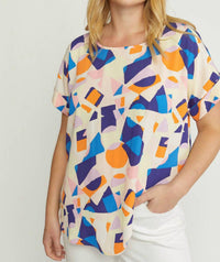 Entro - Abstract Printed Blouse