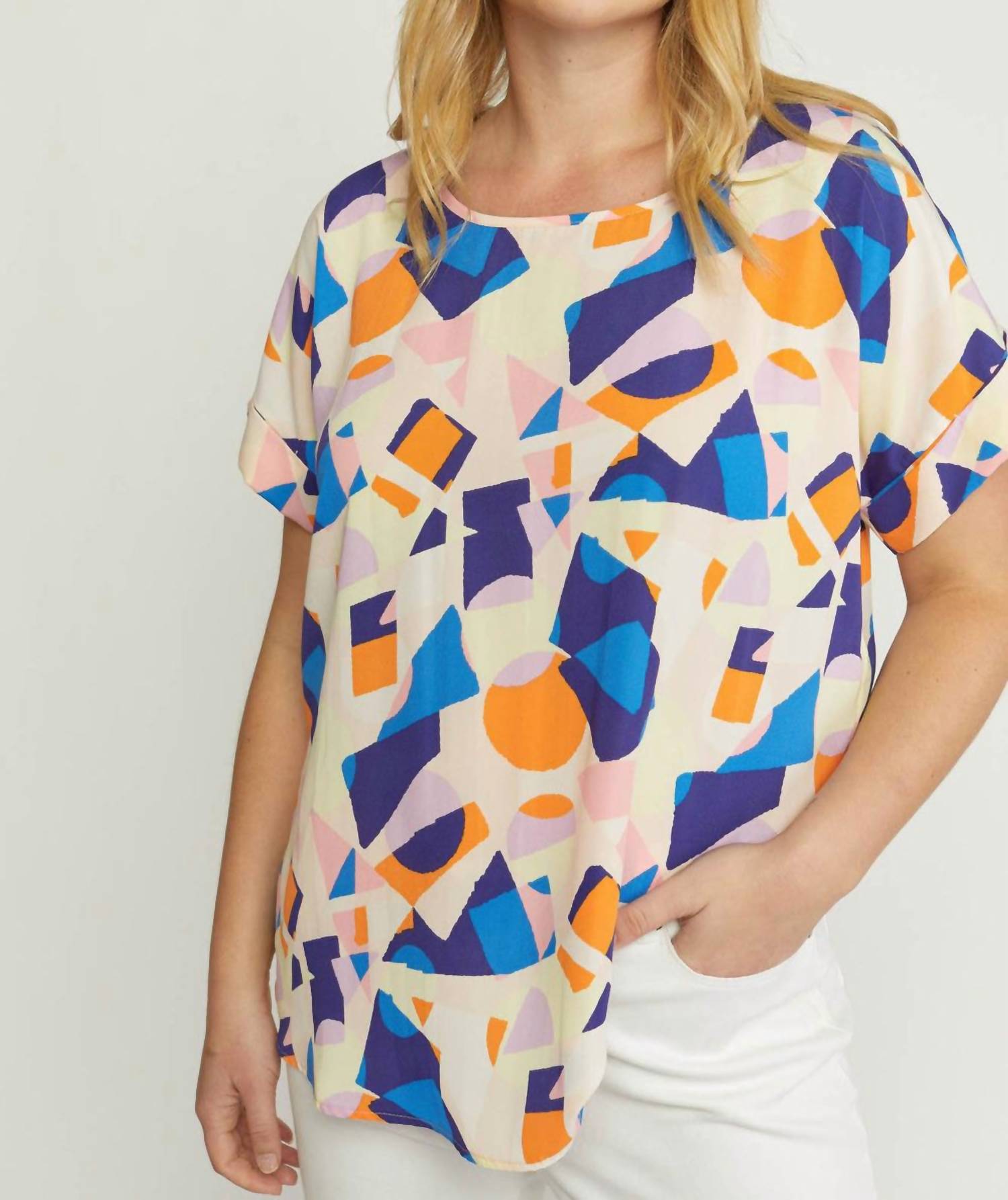 Entro - Abstract Printed Blouse