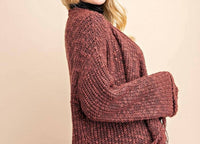 143 Story - Frayed Drape Sweater Cardigan