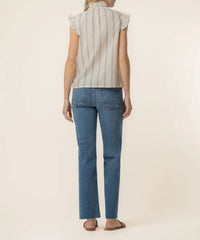 Kut From The Kloth - Ronda Ruffle Neck Top