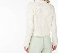 Esqualo - Olena Fray Tweed Cardigan