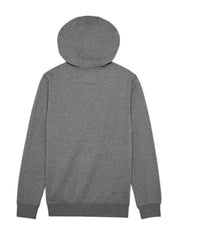 Fox Racing Men's Non Stop Hoodie in heather graphite grey - men's shirt - detail view
