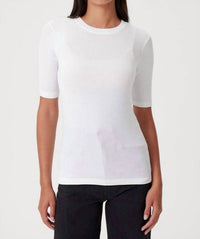 Goldie - Ribbed Elbow Sleeve Top
