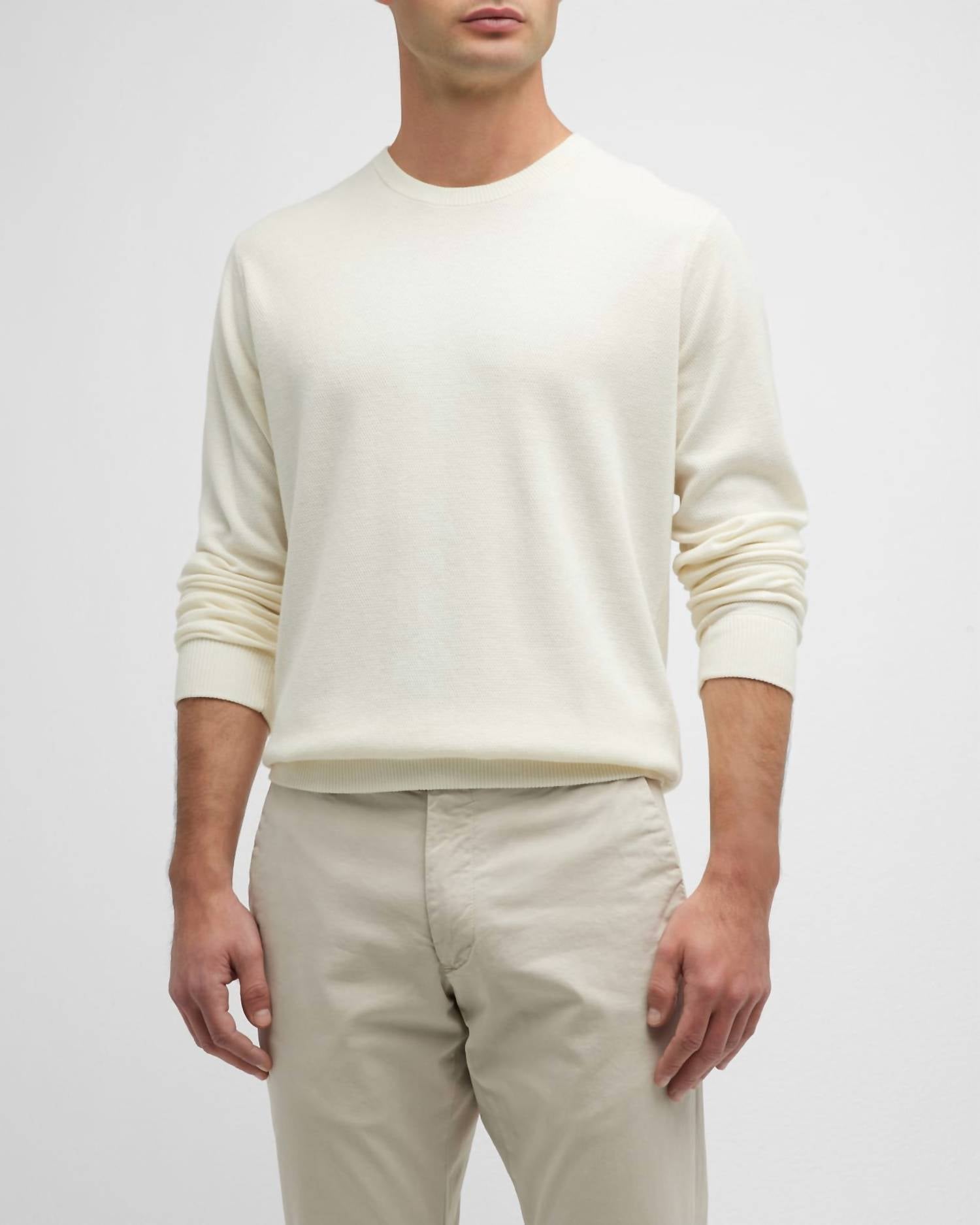 Peter Millar - Derby Diamond Stitch Crew Sweatshirt