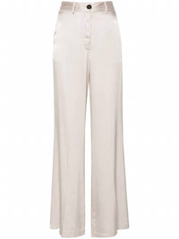 Forte Forte - Stretch Heavy Satin Silk Sartorial Pants