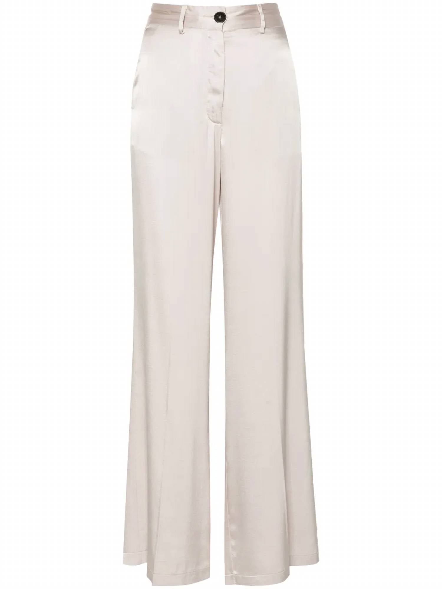 Forte Forte - Stretch Heavy Satin Silk Sartorial Pants