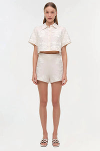 Jonathan Simkhai - Sammie Soutache Linen Short