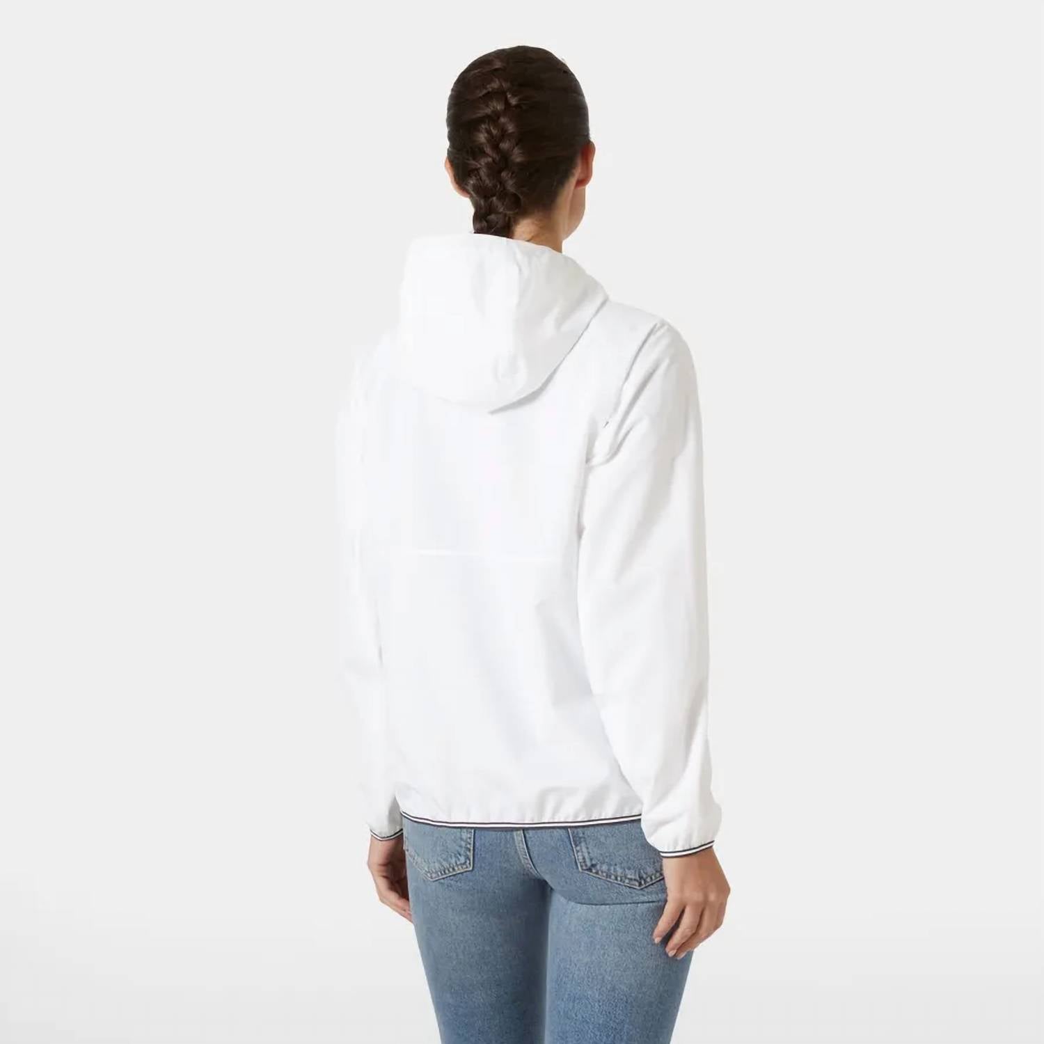 Helly Hansen Koster Rain Jacket in white - women's jacket - alternate view