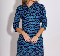 JUDE CONNALLY Susanna Dress in navy peacock - women's dress - view 4