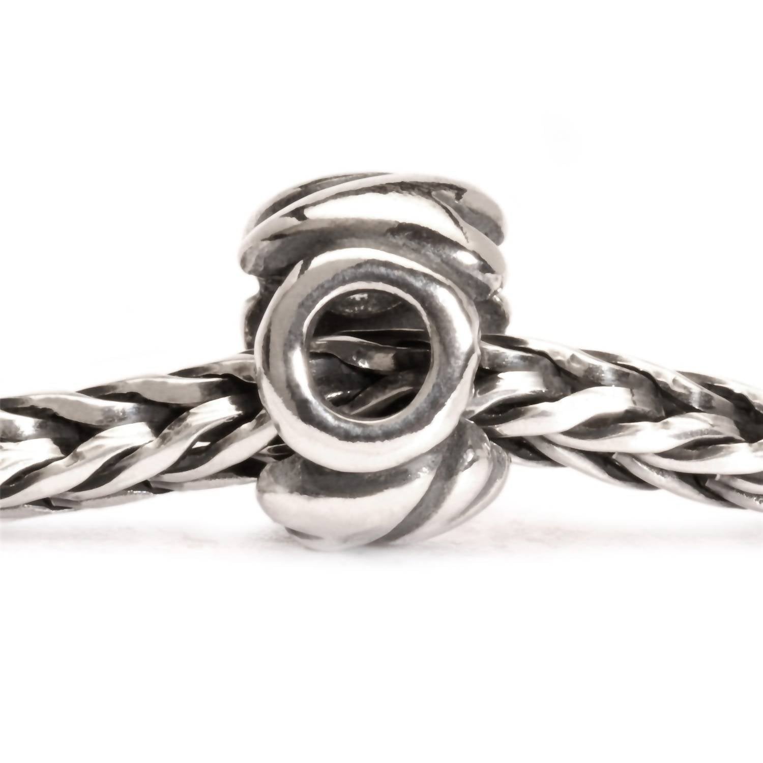 Trollbeads Letter O Sterling Bead in silver - women's jewelry - detail view