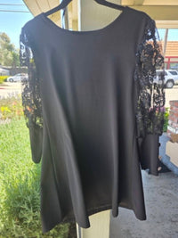 M Made In Italy - Lace Sleeve Mini Dress