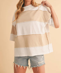 Aemi + Co - Polly Color Block Top