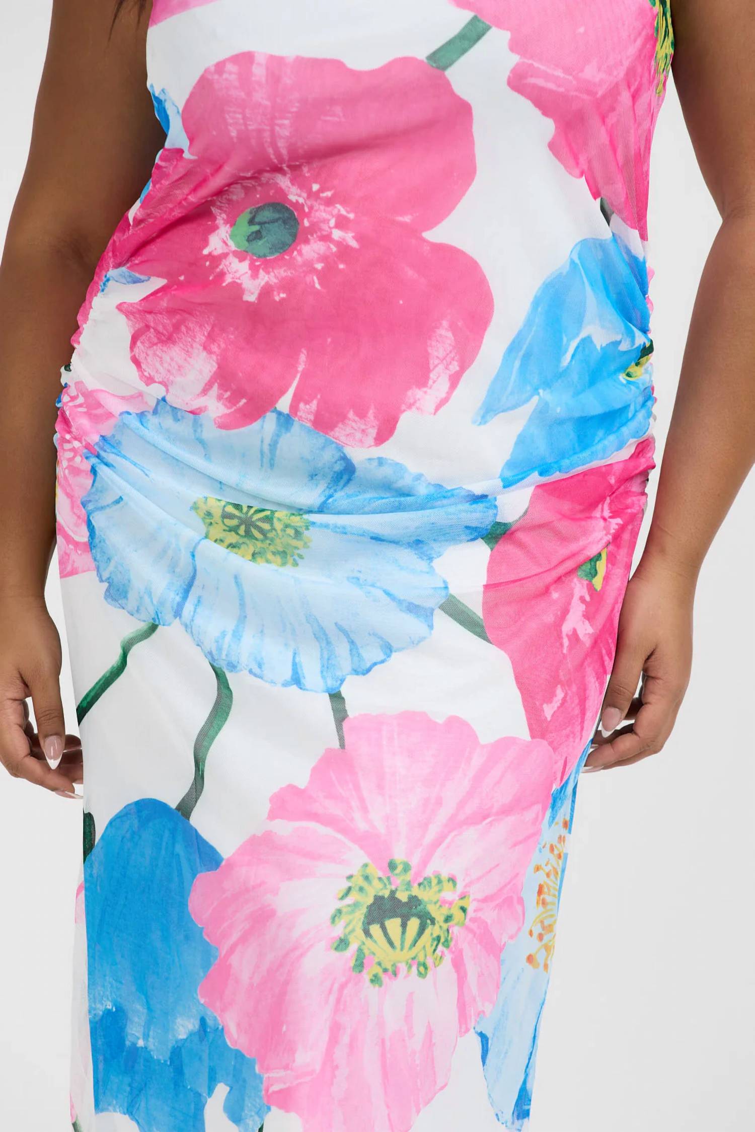 Fashion Szn Curve - Mesh Maxi Dress - Plus
