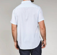 7Diamonds Orion Short Sleeve Shirt in light blue - men's shirt - alternate view